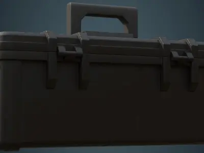 Toolbox 3B Low-poly 3D model