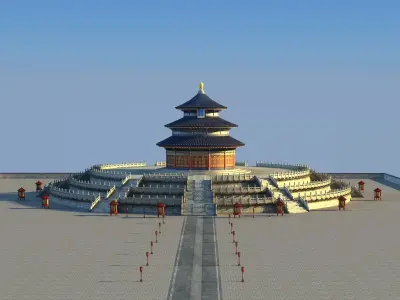 Temple Of Heaven 3D model purchase