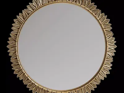 Anthropologie Demeter Round Mirror Low-poly 3D model