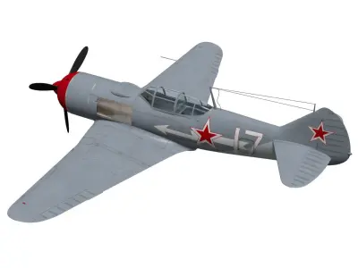 Lavochkin La-7 3D model purchase