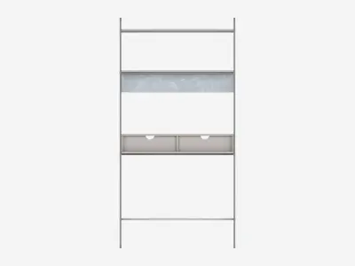 Urban Industrial Ladder Desk 3D model