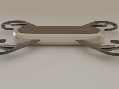 minimalistic drone Free low-poly 3D model