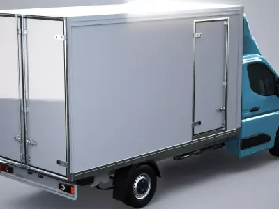 Renault Master 2025 Refrigerated Van - No Interior Low-poly 3D model