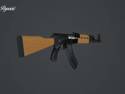 Zastava M70B1 3D model