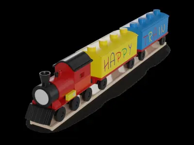 Other toys Building Train Set 3D model