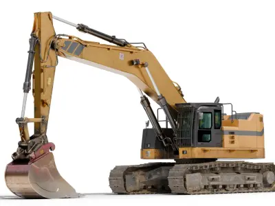 Excavator Hydraulic 3D model