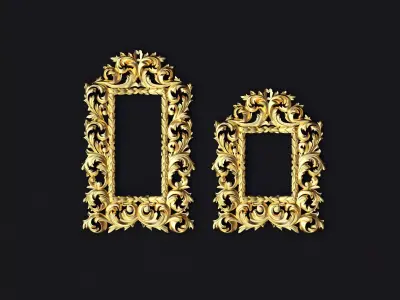 2 mirror 3d model for cnc machines 3D model