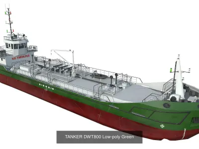  Collection Tankers DWT800 3D Model Pack