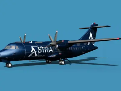 ATR-42-320 Astra 3D model