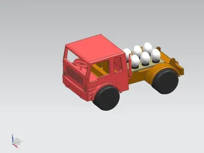 Truck dump 3D print model