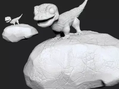 cute dinosaur 3D print model