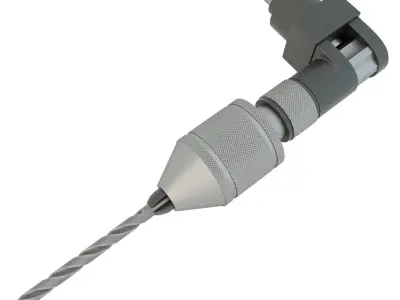 Industrial Hand Drill 3D model