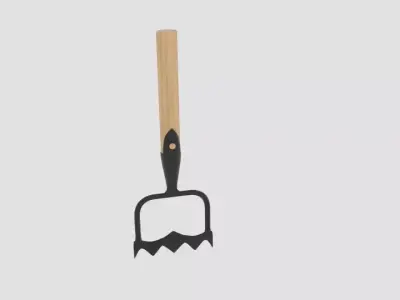 Sneeboer Royal Dutch Hoe Weeder Straight Low-poly 3D model