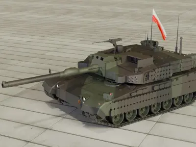 K2 PL Blender 4 3D model