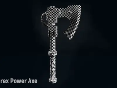 AC Hesperex Power Axe Low-poly 3D model