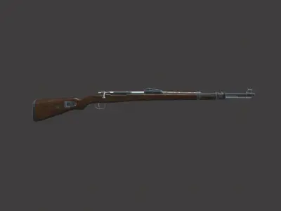 Kar 98 Low-poly 3D model