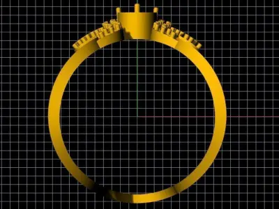 vanki ring 3dm and stl file 3D print model