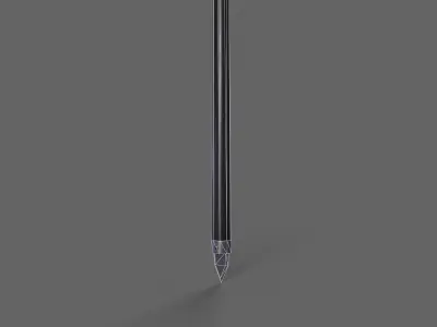 PBR Polearm V1a Low-poly 3D model