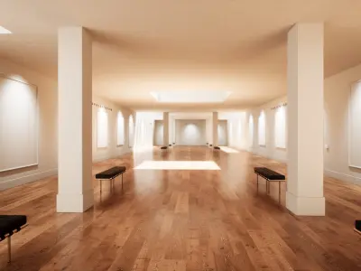 Art Gallery 003 UE4 3D model purchase