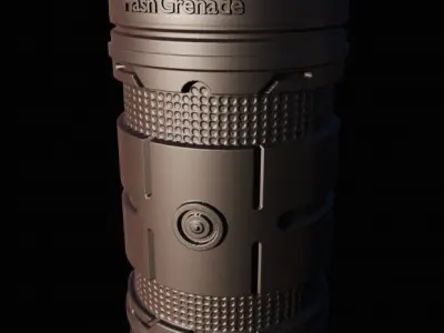Flash Grenade Free 3D model