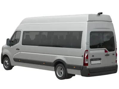 Renault Master 2020 Passenger Minibus MAXI 3D model