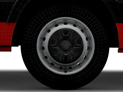 Vauxhall Movano 2020 wheel 3D model