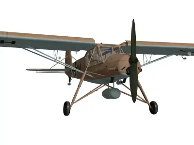 fieseler fi 156 storch C-3 Trop  3D model
