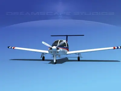 Piper PA-28R-201 Arrow III V01 3D model