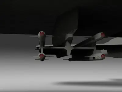 Concept Strike Fighter   Ep 77 Firebird 3D model