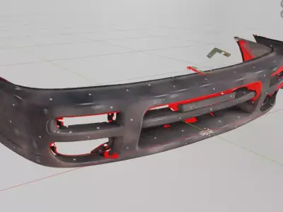 Subaru Impreza Bumper Cover 57720FA160 1997-2001 Scan 3D model