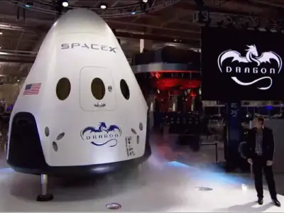 spacex dragon capsule 3D model buy