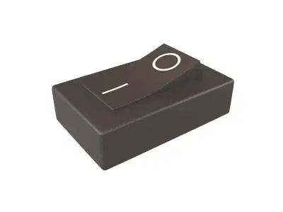 On Off Power Switch v1 001 Low-poly 3D model