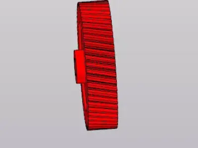 Small Spur Gear - Appliance Replacement Part 3D model