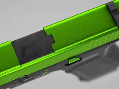 G17 Animated Low-poly 3D model