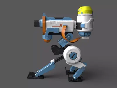 Valorant KJ Turret in 3d 3D model