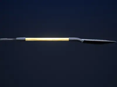 Shovel 1 Plus 1 PBR Game Ready Low-poly 3D model