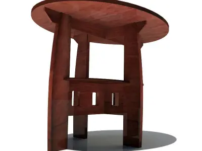 Antique Limpert Table 3D model