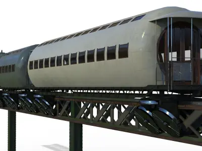 Meigs Elevated Railway 3D model