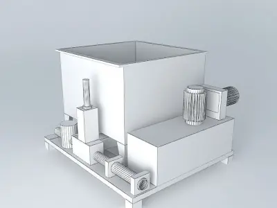Vertical Briquette Press, Series TH Free 3D model
