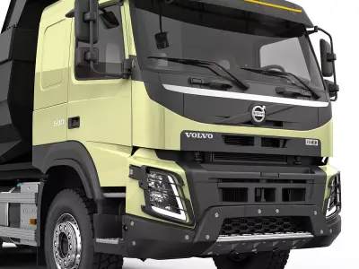 Volvo FMX 8X4 Tridem 3D model