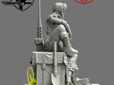 SNIPER WOLF BY CREATIVE GEEK MB 3D print model