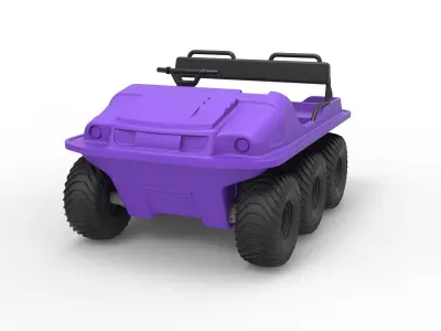 Argo 750 HD 6x6 Scale 1 to 18 3D print model