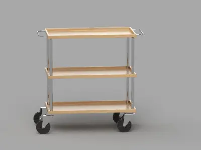 Service Trolley 3D model purchase