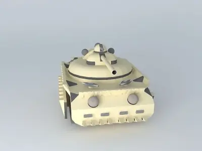 Unmanned Tank Free 3D model