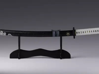 Katana 3D model 4