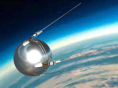 The first Soviet satellite 3D model