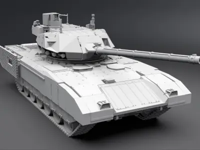 T14 Armata Scale model 3D print model