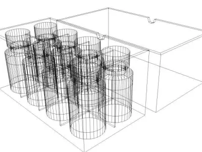 Drawing Tool - Poster Color 3D model
