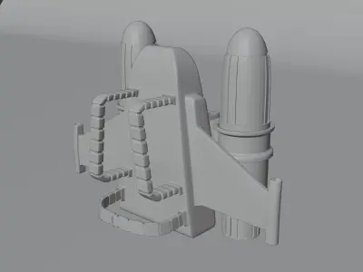 Sci-Fi Jetpack 3D model