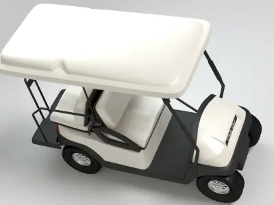 Golf Cart 3D model 3